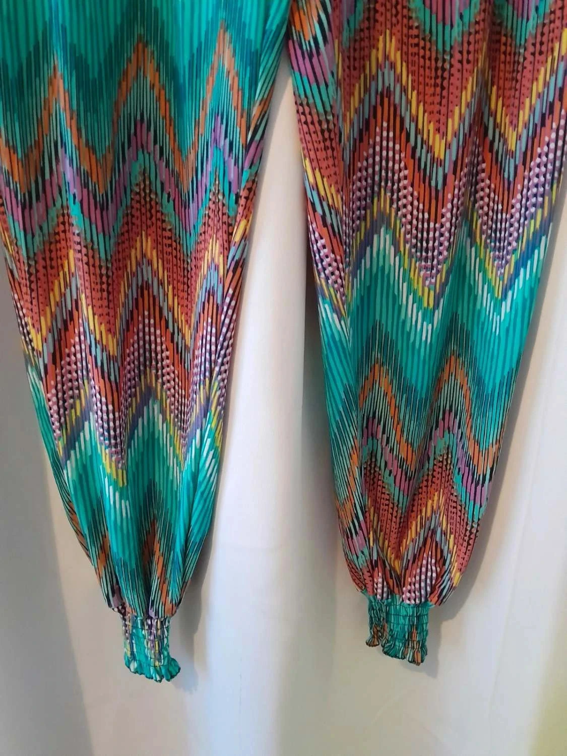 Pantalón colorido, estilo Bohème, talla 36 – photo 4